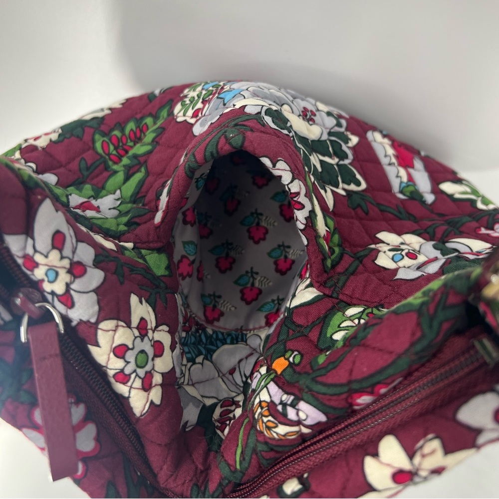 Vera Bradley Iconic Triple zip hipster purse - Picture 8 of 12